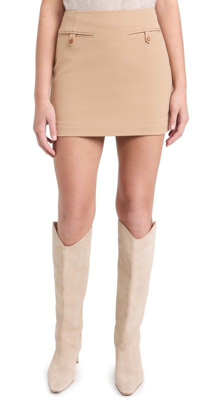 STAUD Annette Skirt Camel