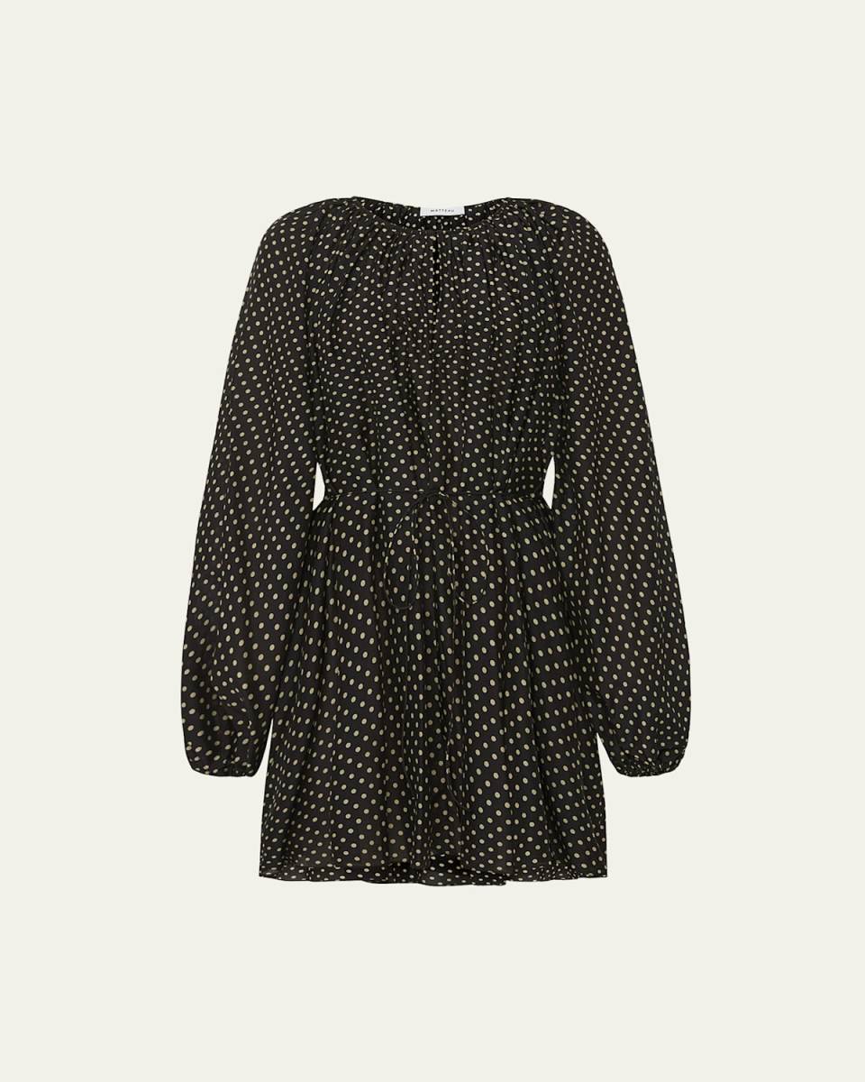 Voluminous Mini Tunic Dress