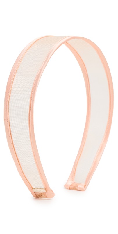 LELET NY Giselle Sheer Slim Headband Blush