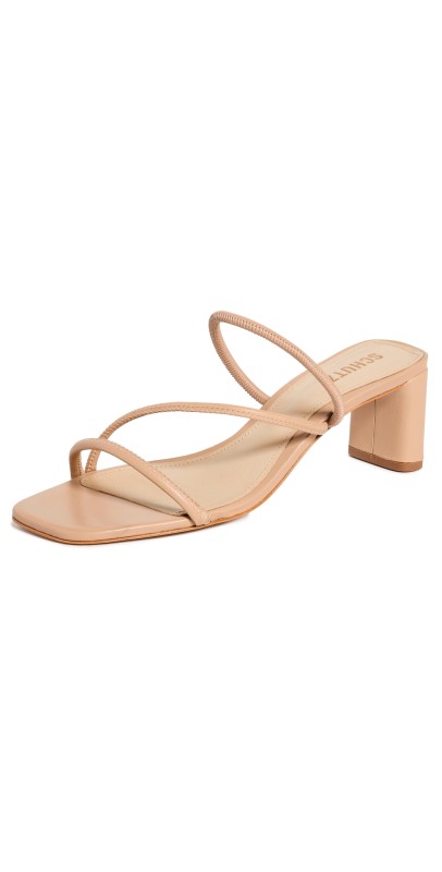 Schutz Chessie Mid Sandals True Beige