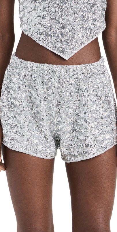 Oseree Pailletteshortsilver