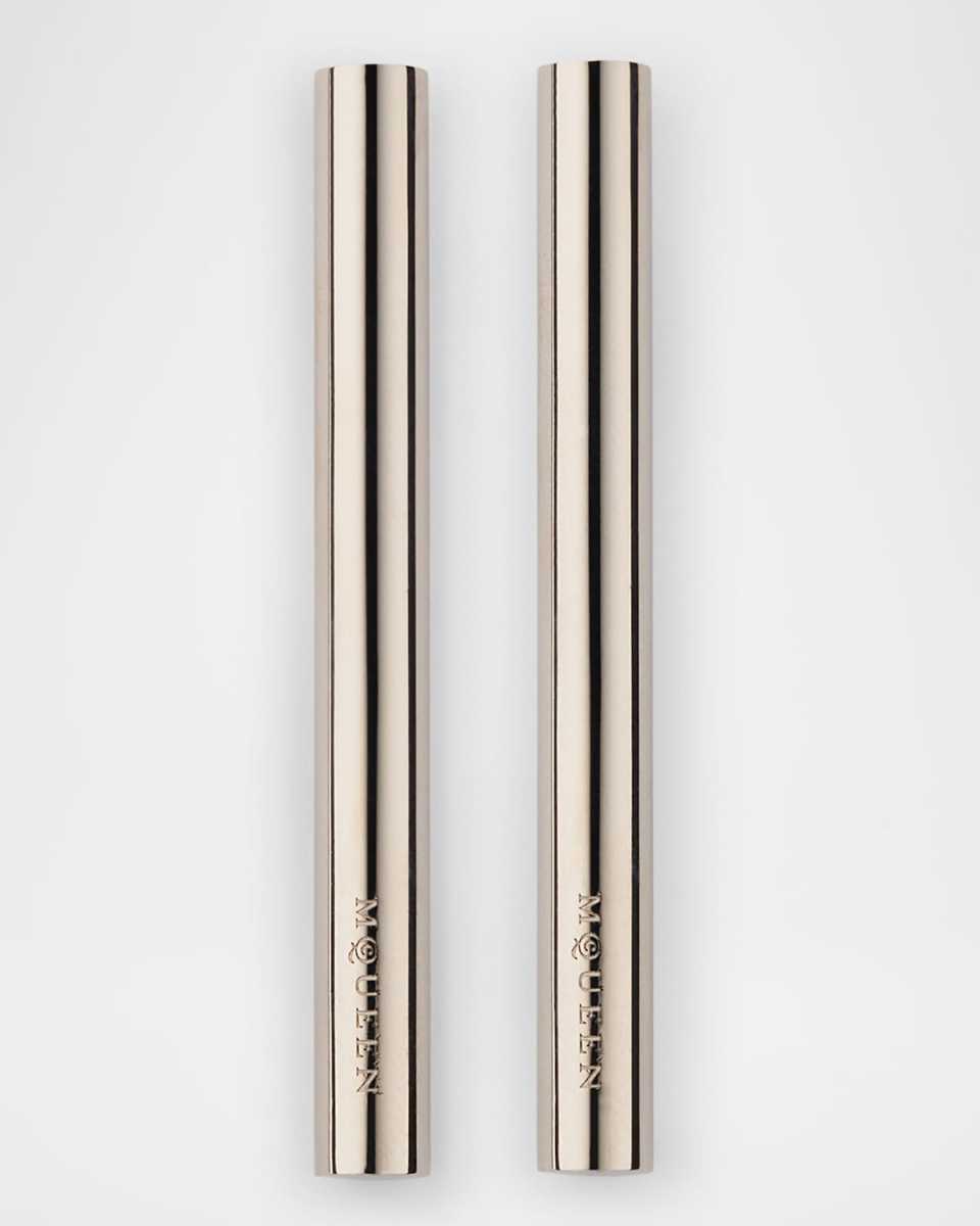 Logo Cross Bar Earrings