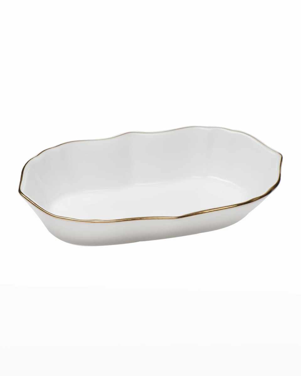 Golden Edge Narrow Pin Dish