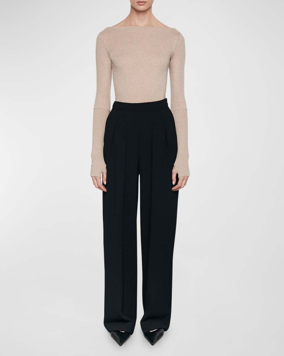 Cashmere Long-Sleeve Top
