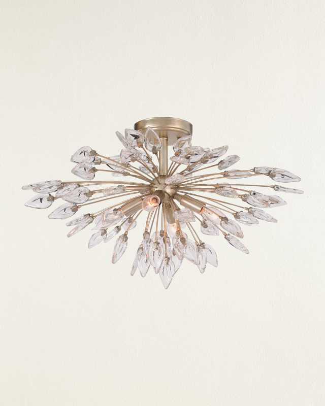 Reveille Crystal Constellation 4-Light Semi-Flush Light Fixture