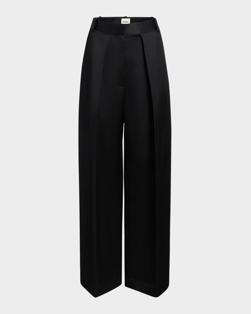 Marinta Pintuck Wide Leg Pants