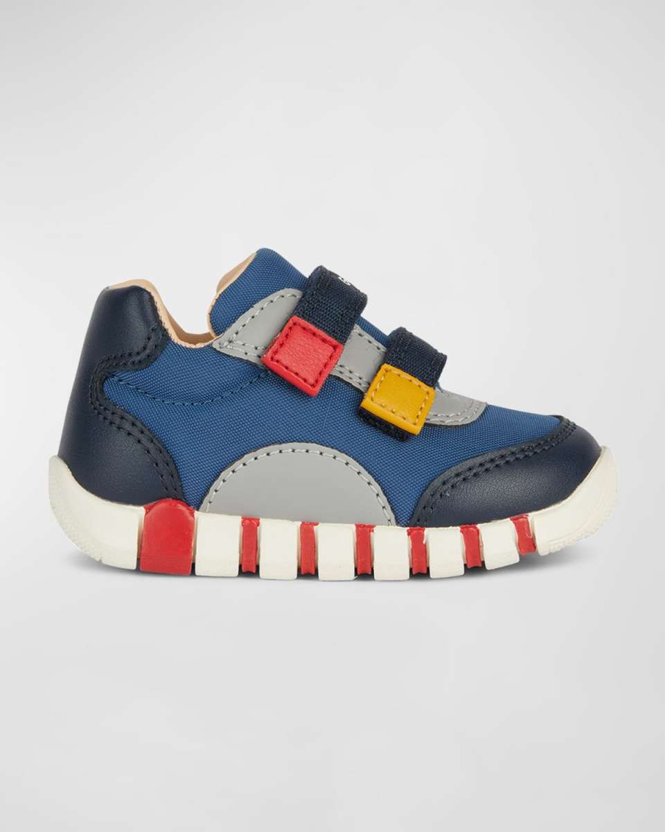 Boy's Iupidoo Grip-Strap Chunky Sneakers, Baby/Toddler