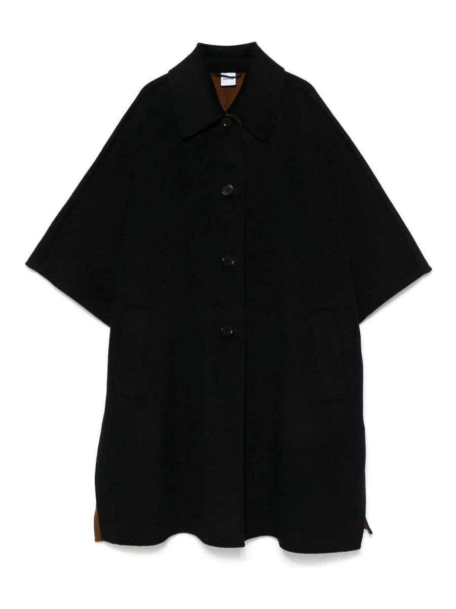 Aspesi Manteau Court - Bleu