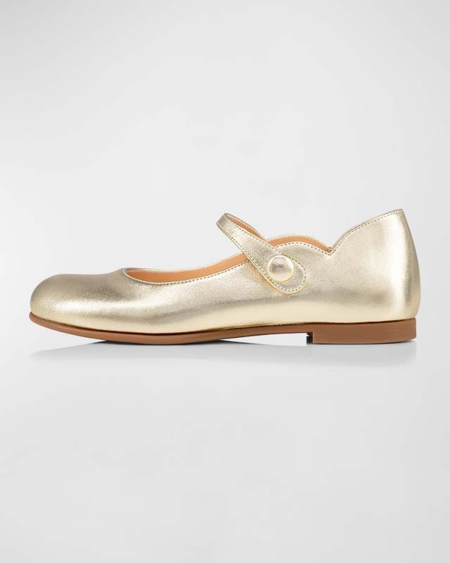 Girl's Melodie Scalloped Ballerina Flats, Toddlers/Kids