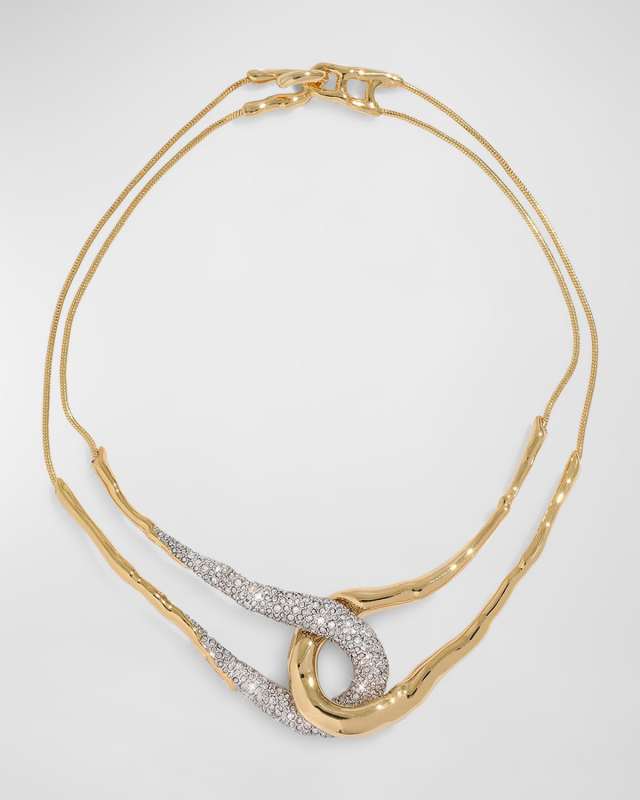 Solanales Crystal Interlock Necklace