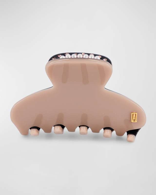 Pearly Acetate Claw Clip