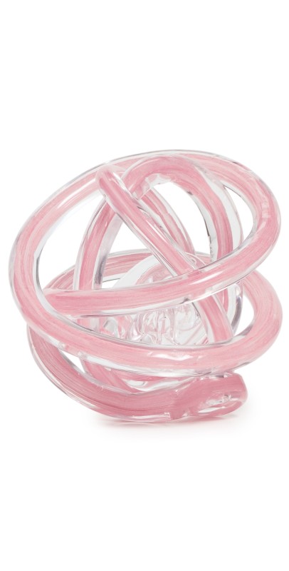 Tizo Design Decorative Glass Knot Pink