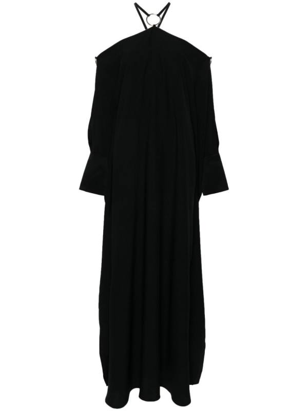 Volturno halterneck maxi dress