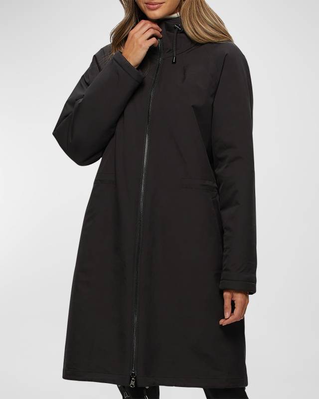 Reversible Lamb Shearling Nylon Parka Jacket