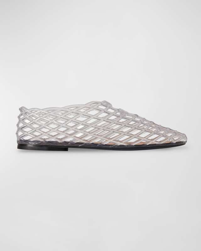 Mara Rubber Mesh Ballerina Flats