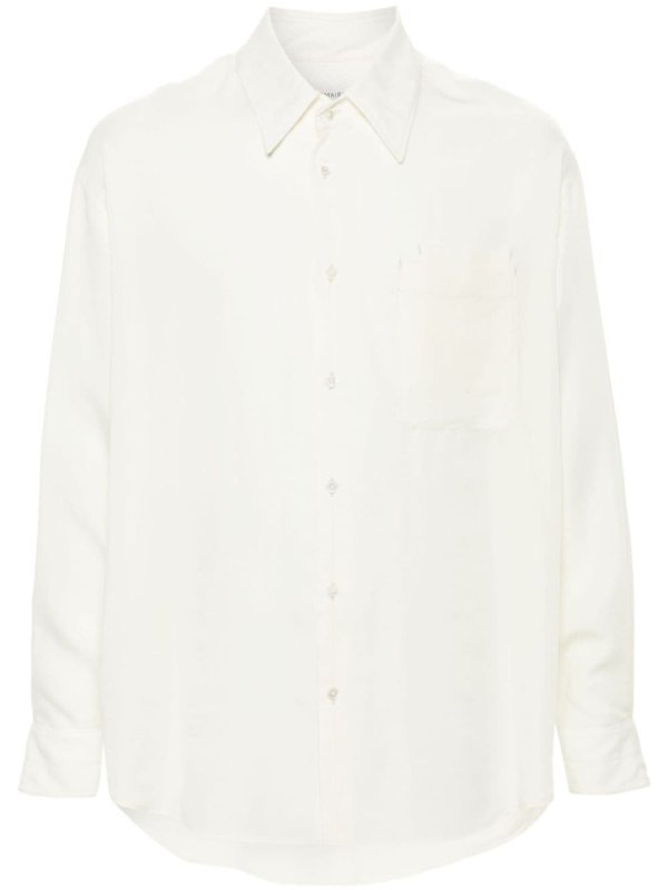 double-pocket lyocell shirt