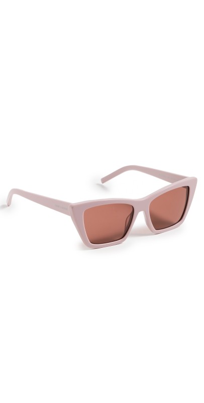 Saint Laurent SL 276 Mica Sunglasses Pink-Pink-Brown