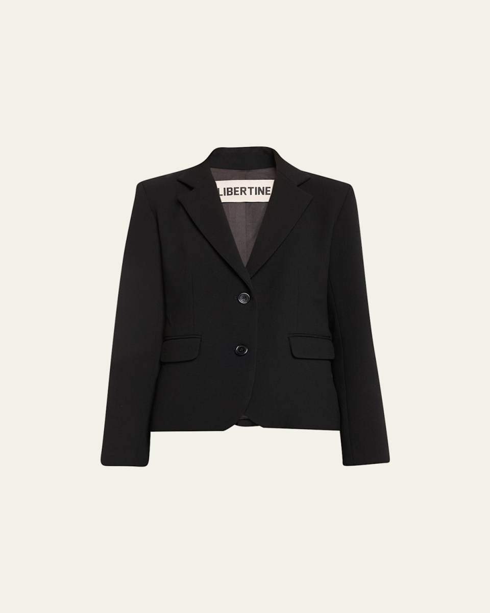 Paint Travel Learn Crystal Short Blazer