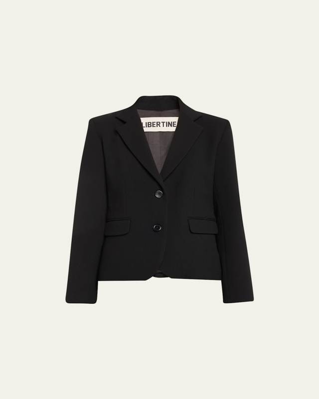 Paint Travel Learn Crystal Short Blazer