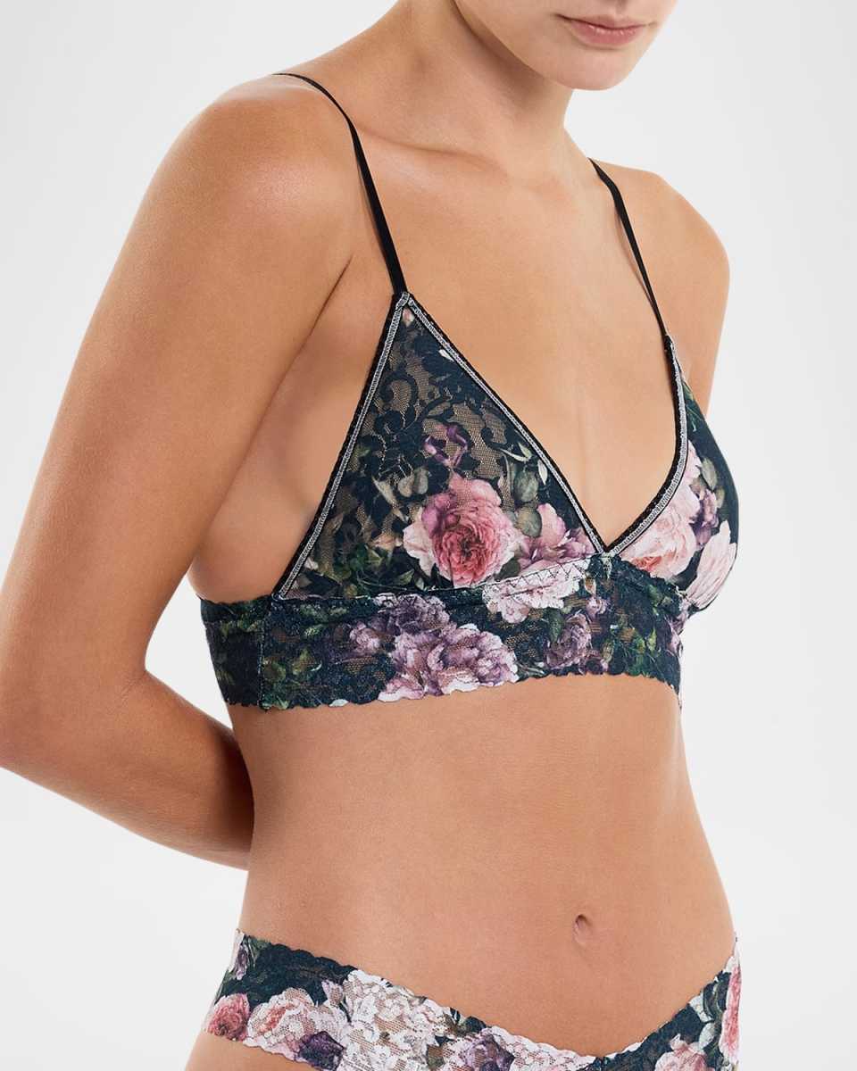 Padded Lace Triangle Bralett