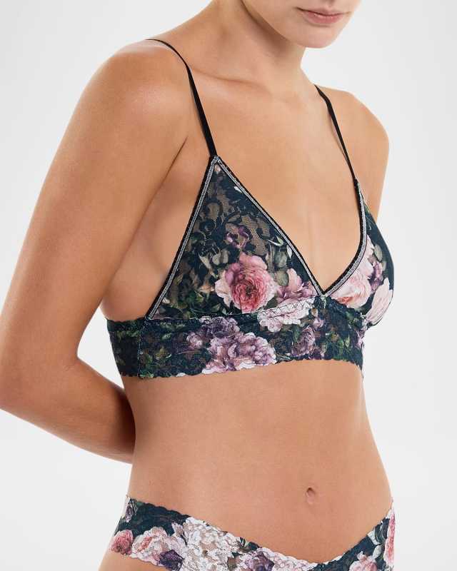 Padded Lace Triangle Bralett