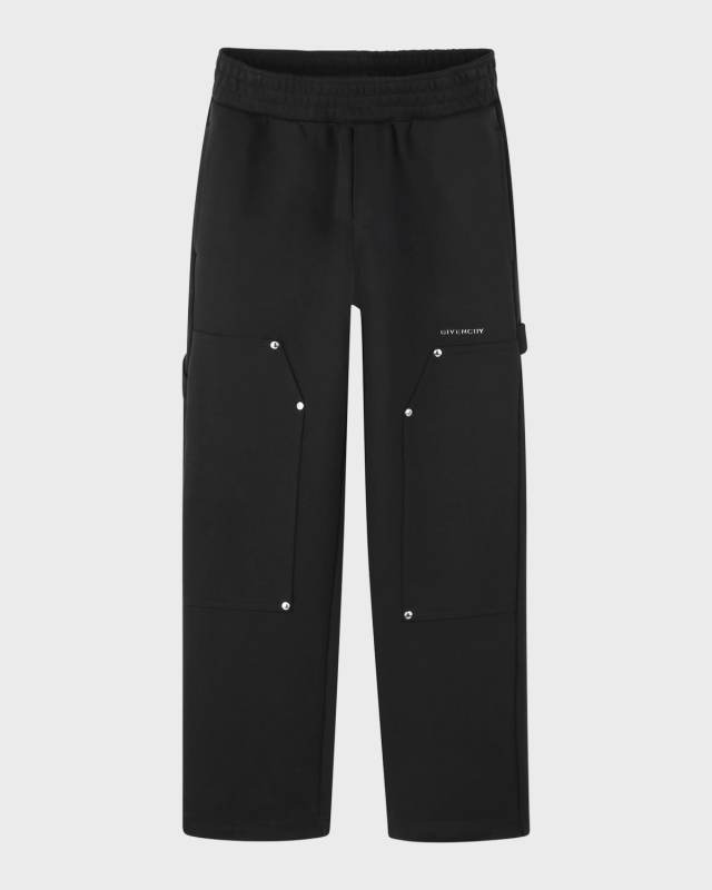 Boy's Logo-Print Joggers, Size 4-6