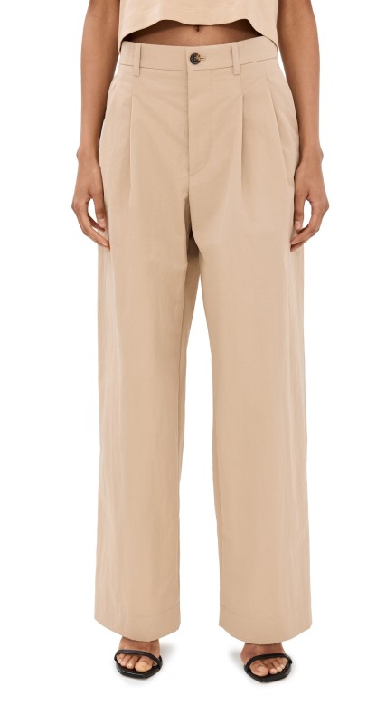 WARDROBE. NYC Drill Chino Pants Khaki