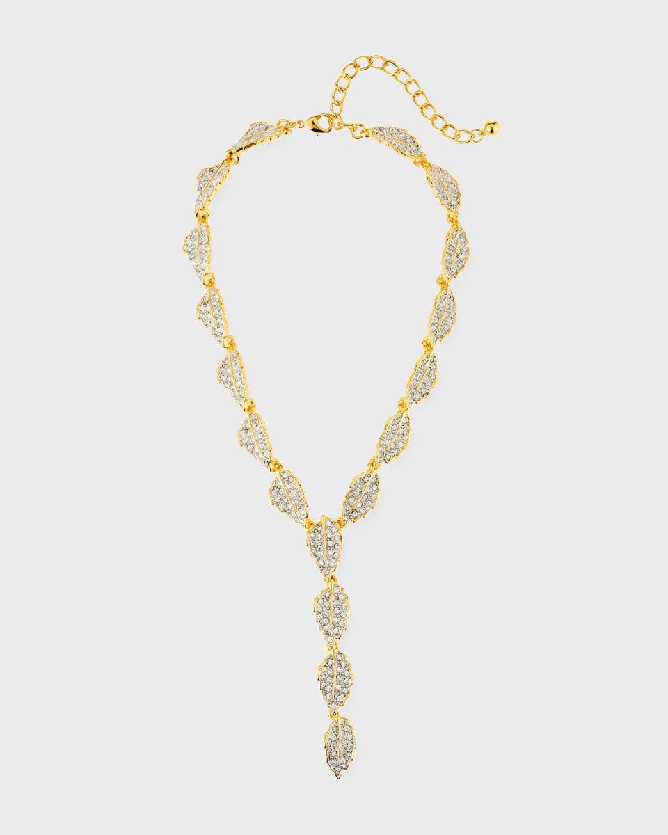 Crystal Y-Drop Necklace