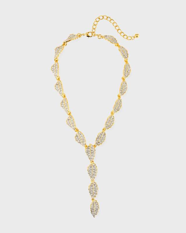 Crystal Y-Drop Necklace