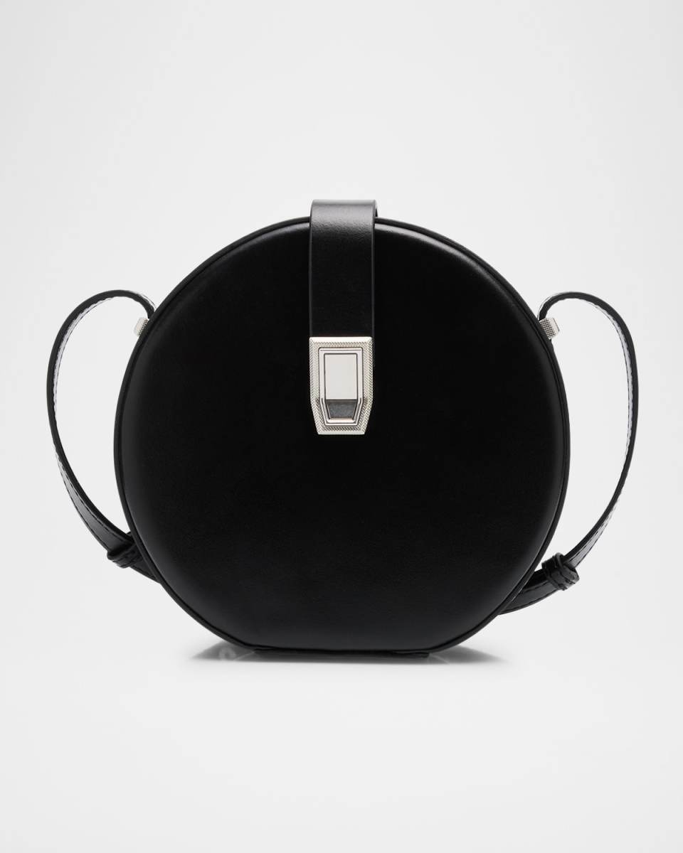 Max Circle Leather Crossbody Bag