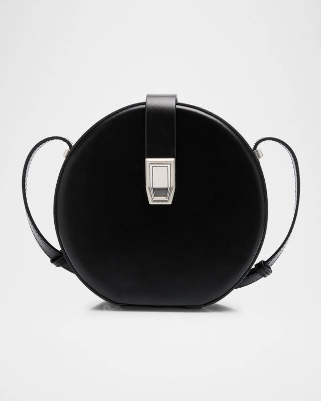 Max Circle Leather Crossbody Bag