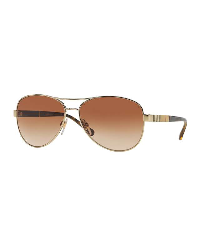 Mirrored Steel Aviator Sunglasses