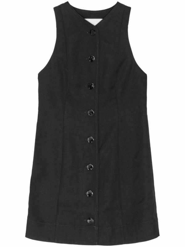 bow-detail mini dress