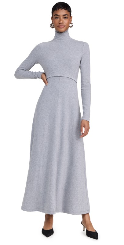 Proenza Schouler White Label Jayne Dress in Brushed Rib Ice