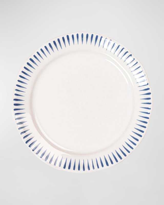 Sitio Stripe Delft Blue Dinner Plate