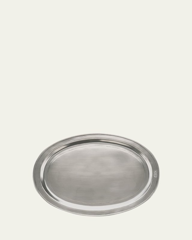 Medium Oval Incised Tray
