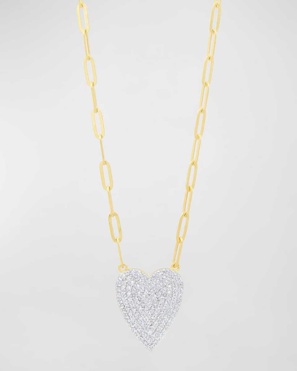 Pave Love Necklace