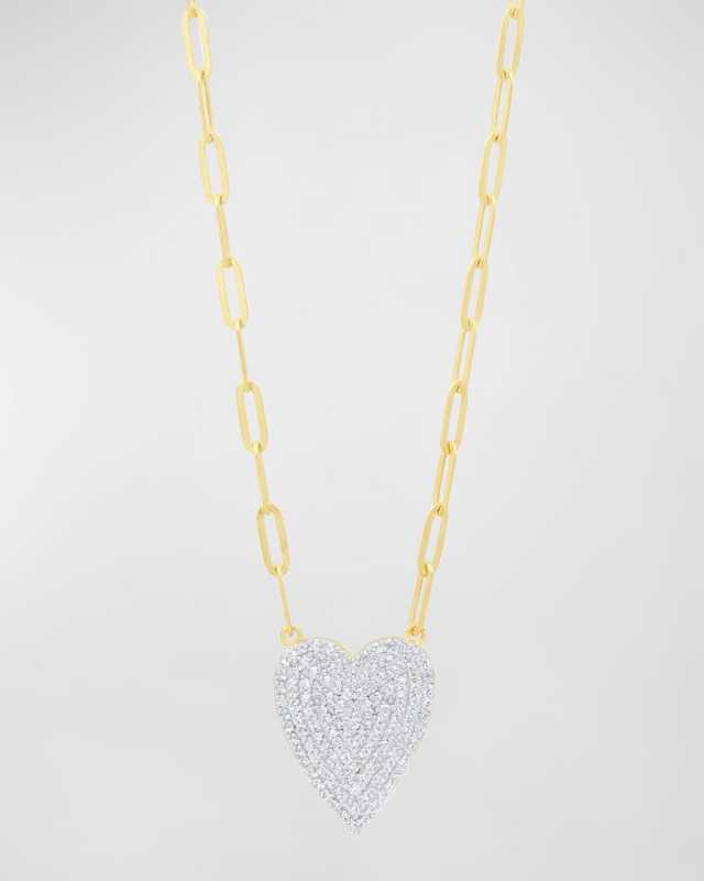Pave Love Necklace