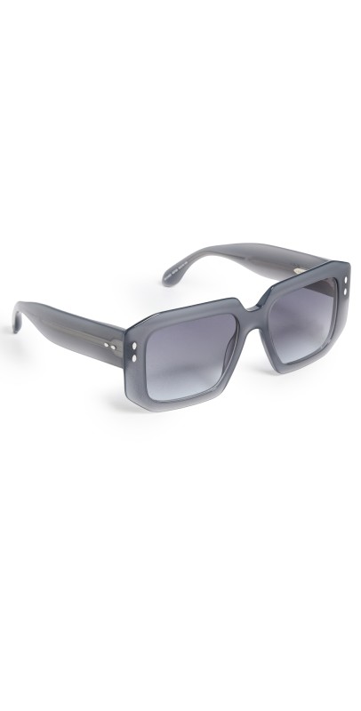 Isabel Marant The Maxi Temple Rectangular Sunglasses Grey