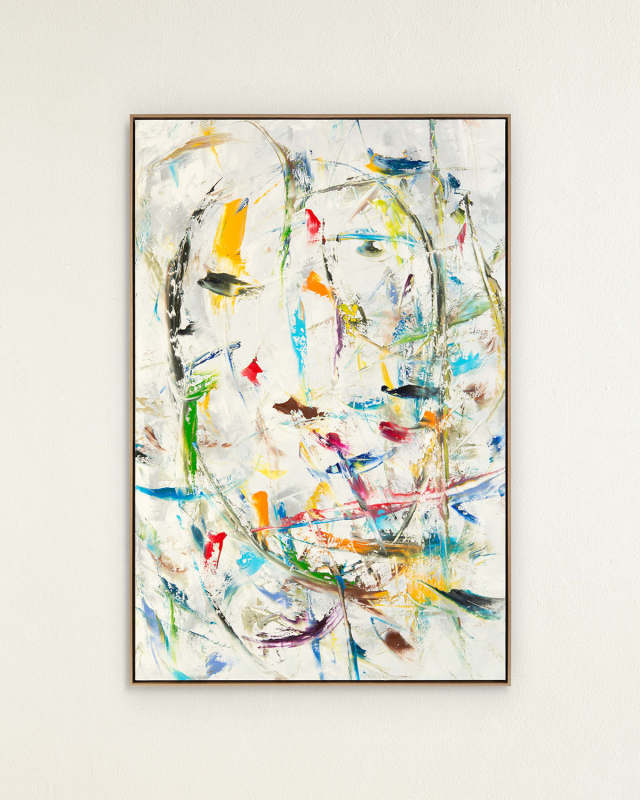 "Beneath the Mask" Original Painting by Jinlu