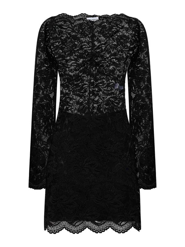 Paco Rabanne Robe Courte - Noir