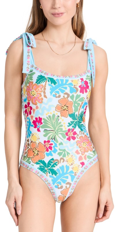 Beach Riot Shona One Piece Tropical Sands