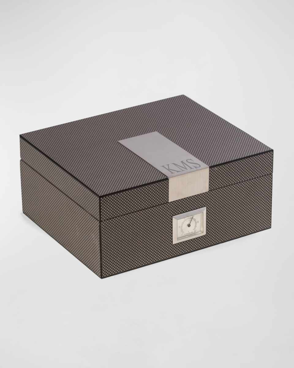 Men's Personalized Wooden Cigar Humidor