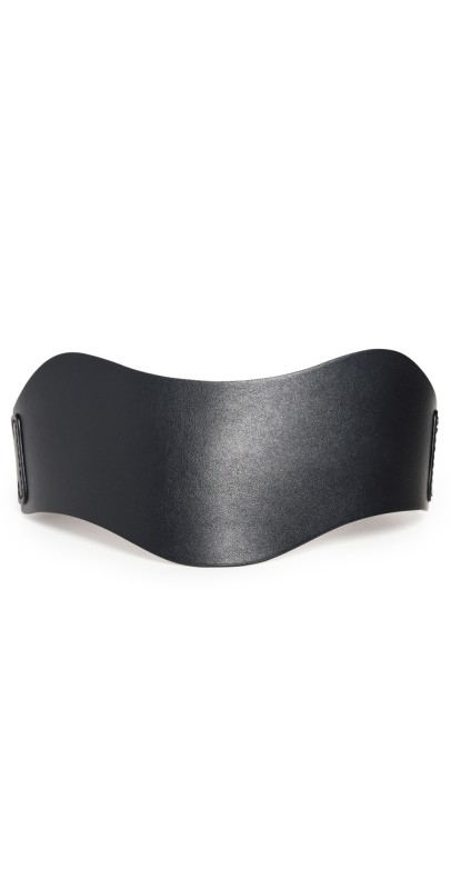 Altuzarra Reversible Corset Belt Black/Woody