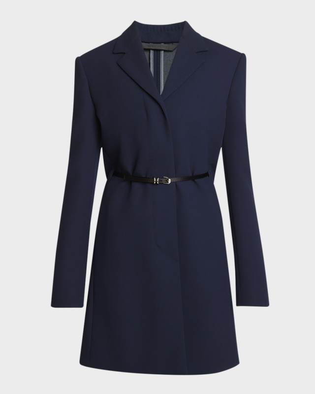 Belted Virgin Wool Coat