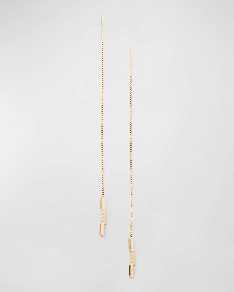 Link to Love Yellow Gold Threader Earrings