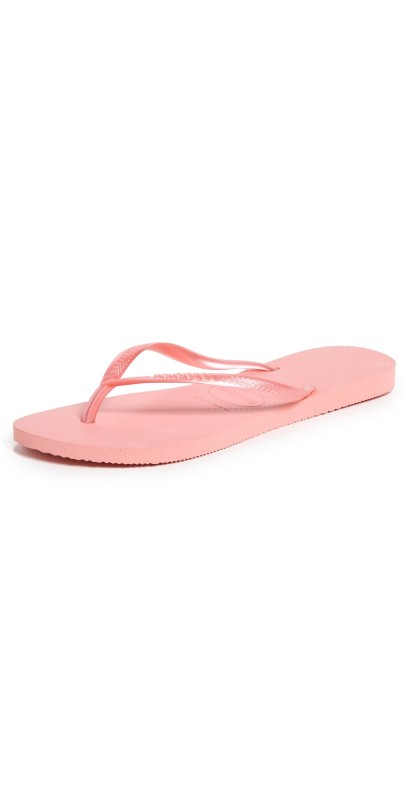 Havaianas Slim Flip Flops Peach Rose