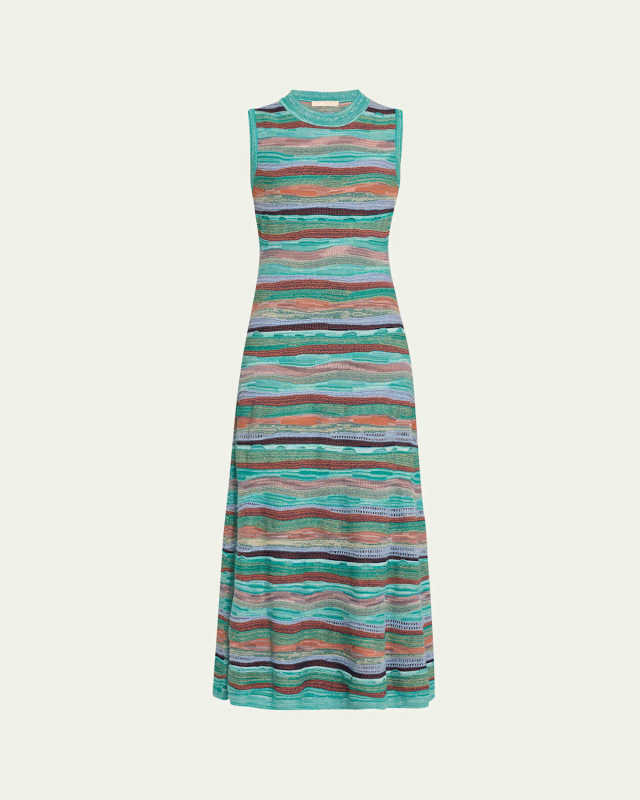 Fauna Sleeveless Knit Midi Dress