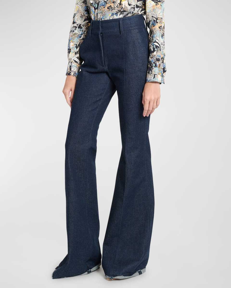 Rhein Denim Flare Pants