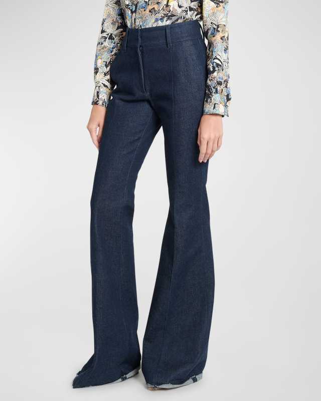 Rhein Denim Flare Pants